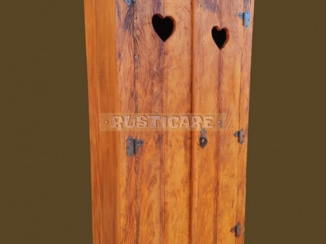 Armário coração rústico